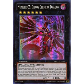 YU-GI-OH! - Number C5: Chaos Chimera Dragon (DRLG-EN043) - Dragons of Legend - 1st Edition - Super Rare