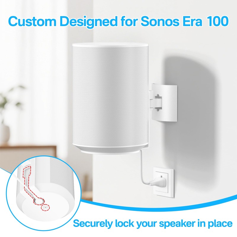 Pair of Speaker Wall Mount for Sonos Era 100 Ceiling