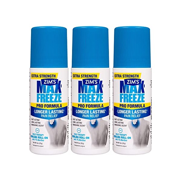 Zim's Max-Freeze Pro Formula Roll-on, 3Count