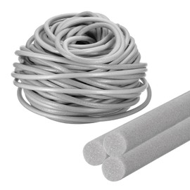 PATIKIL 1/2" x 148 ft Foam Backer Rod, Foam Caulk Saver Concrete Expansion Joint Filler Weather Strip for Sealing Concrete Gaps, Crack Joint Sealer, Grey