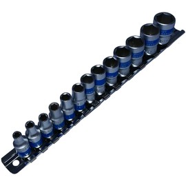 Aerzetix: Set of 13 Socket Spanner Hexagonal Nut 1/4 Includes: 4 mm, 4.5 mm, 5 mm, 5.5 mm, 6 mm, 7 mm, 8 mm, 9 mm, 10 mm, 11 mm, 12 mm, 13 mm, 14 mm.