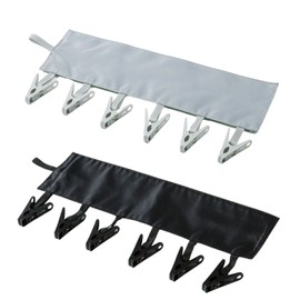 cobalt planet Hanger Pinch Set, Clothespins, Travel, Laundry Goods, Travel Hanger, Foldable, Portable Hanger, Hospital Hospital Goods, Black & Gray)