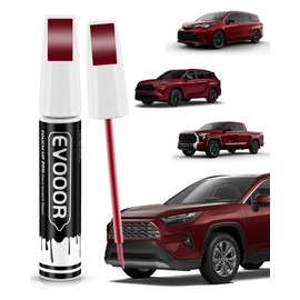 EVOOOR 3Q3 Dark Red/Salsa Red Pearl Touch Up Paint Compatible with Toyota Exact Match 2 in 1 Touch up Paint for Chips and Nicks Repair