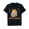 Snackstronaut Space Hamster Galactic Cookie Cruncher T-Shirt