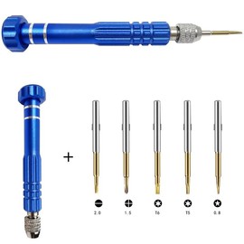 5-in-1 Multifunctional Small   S2 Steel Magnetic Kit for Eyeglass Sunglasses Electronics Cellphone and More - Color: Green5in1