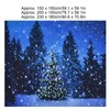 Christmas Tapestry Exquisite Christmas Tree Pattern Wall Hanging Blanket for