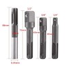 4pcs 1/4 3/8 1/2 Inch Stainless Steel SDS Plus Shank