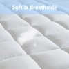 bedsmile Mattress Pad Queen Size Topper, Breathable Pillow Top with