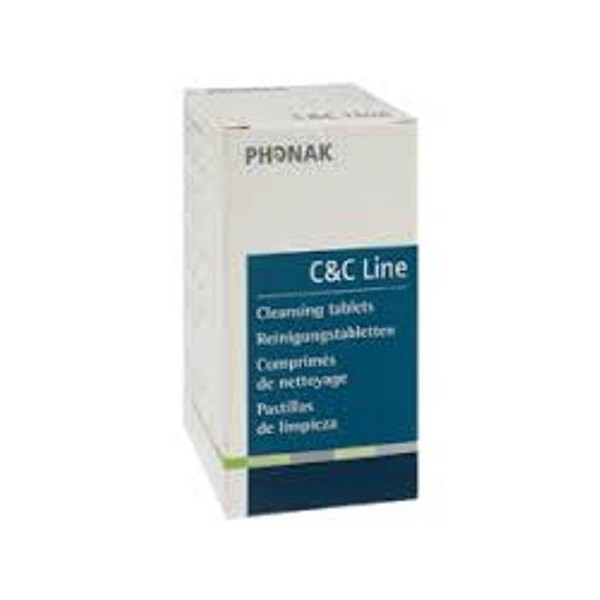 Phonak C & C Line Cleansing Tablets (Box of 20)