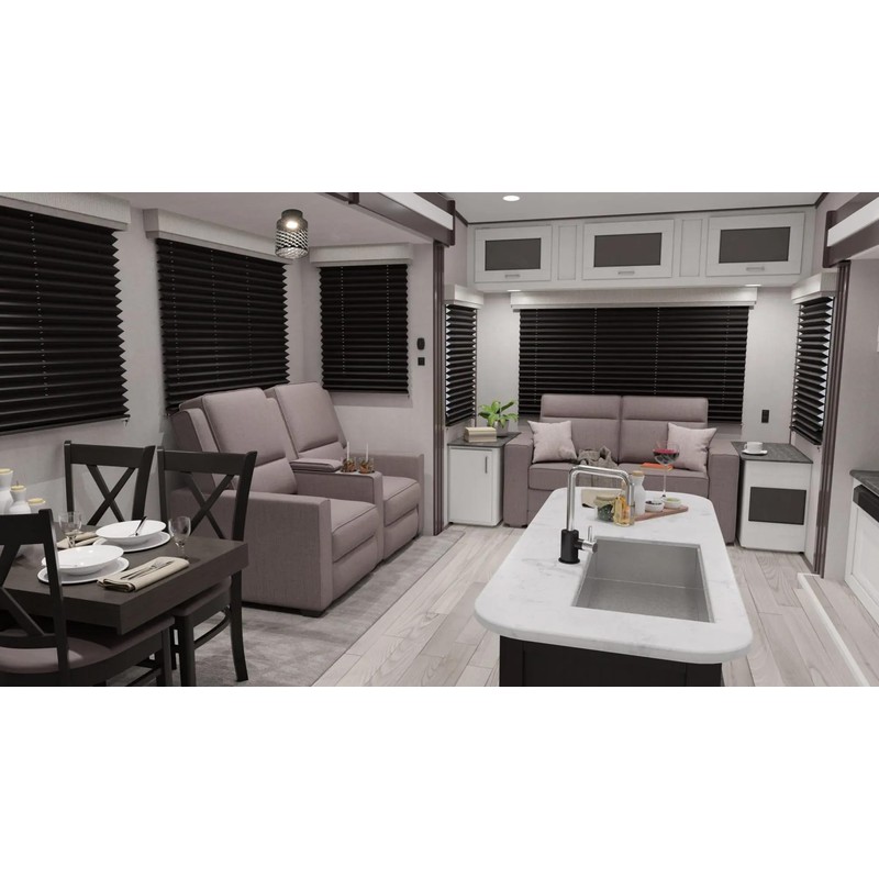 Volcode 12V RV Pendant Ceiling Light, 12V RV Metallic Interior