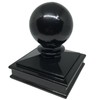 3" x 3" Aluminium Ball Top Post Cap for Metal