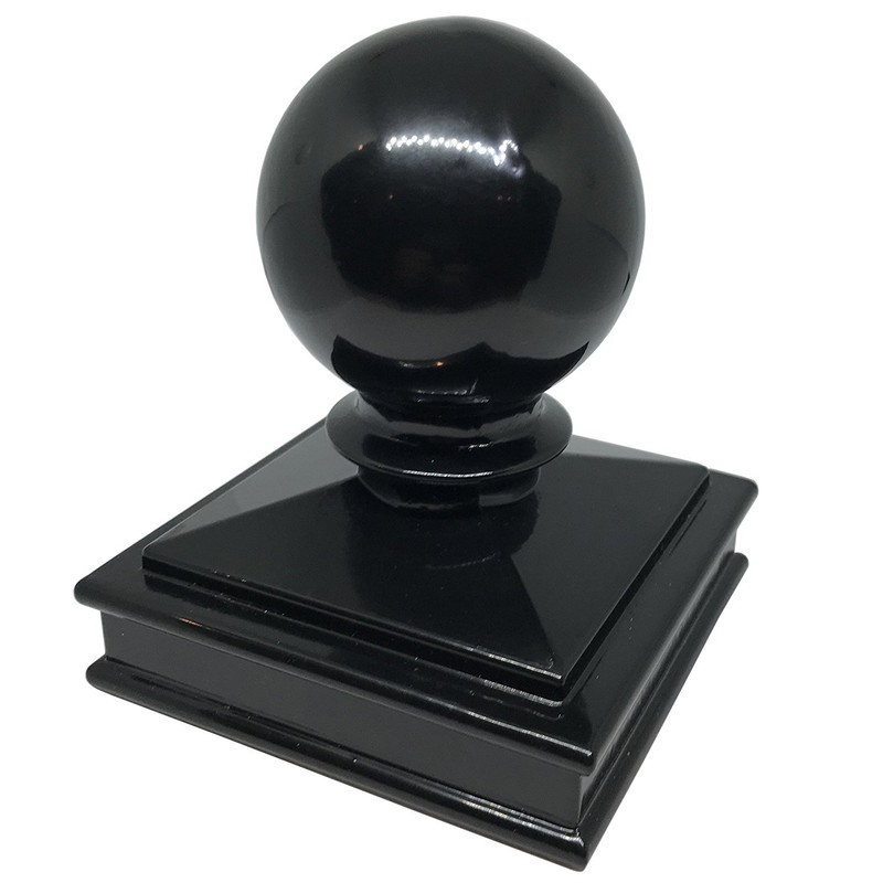 3" x 3" Aluminium Ball Top Post Cap for Metal