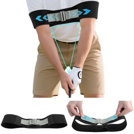 BracNova Adjustable Golf Swing Training Aid-Swing Correcting Arm Band, Fix Chicken Wing- Enhance Muscle Memory for All Skill Levels, Golf Swing Trainer for Right & Left-Handed（Size Range Fits Most）