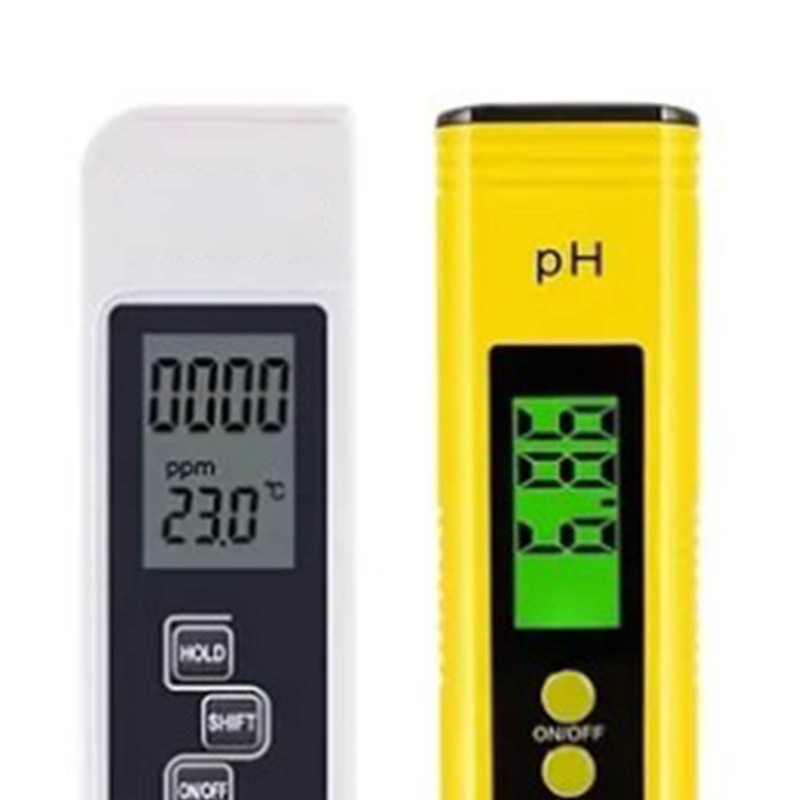 TDS EC PH Meter Set Portable Professional Digital Water Quality