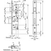 WILKA Tubular Frame Lock U-Cuff with Latch and Latch, PZW,