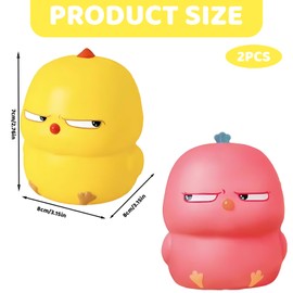 Pack of 2 Adult Stress Balls, Stress Relief Adults, Stress Balls for Relaxation and Concentration