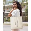 Canvas Tote Bag Aesthetic for Women, Cute Reusable Cloth Cotton