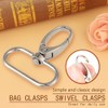 20Pcs Swivel Lobster Clasps, Jewellery Clasps, Zinc Alloy Keychain Hooks