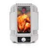 NutriChef AZPKRT15 Vertical Rotisserie Cooker, 1 pounds, White