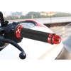 Qiilu Motorcycle CNC Aluminium Rubber Handlebar Grips for 7/8 Inch