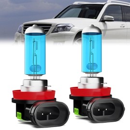 LECCIBUB Fog Light Bulbs Compatible with Ben Z GL350 GLK350 2010-2012,H11 Fog Lights Halogen Light Bulb,Super Bright 6000K White,Plug and Play,Pack of 2