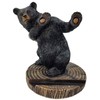 The Bridge Collection 5" Black Bear Cellphone Stand - Black