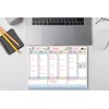 BullTek - A4 Multilingual Weekly Planner | 50 Sheets with
