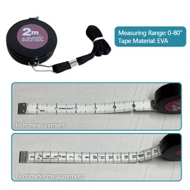 Braille Tape Measure for Visually Impaired Aids Supplies - 78" (2 m) Blind Tactile Imperial Soft Ruler for Learning Aid Tools, Clearly Palpable Points Design, 1 PCS