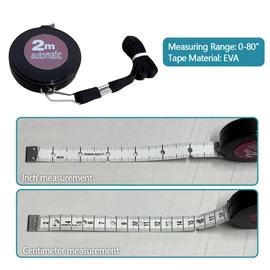 Braille Tape Measure for Visually Impaired Aids Supplies - 78" (2 m) Blind Tactile Imperial Soft Ruler for Learning Aid Tools, Clearly Palpable Points Design, 1 PCS