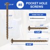 #8 Pocket Hole Screws 1-1/4 Inch, 640Pcs Coarse Thread Wood
