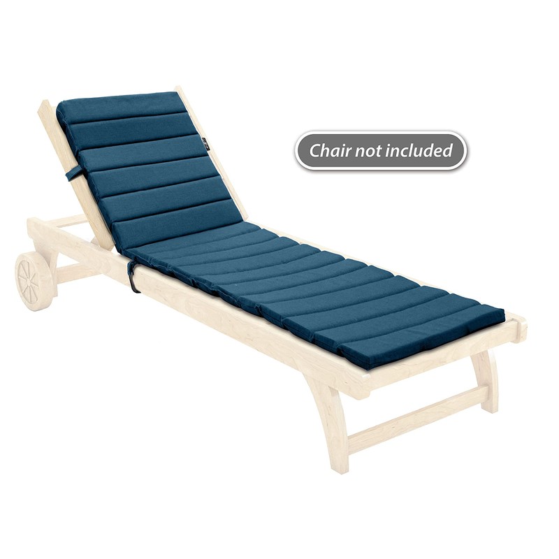 JCA Outdoor All-Weather Patio Chaise Lounge Chair seat Cushion with