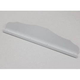 GutterWorks.com GUTTER VALLEY SPLASH GUARD ORNATMENTAL- STRAIGHT (3 CT) - LOW GLOSS WHITE