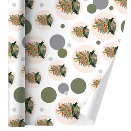 GRAPHICS & MORE Merry Christmas Decorated Pine Tree Gift Wrap Wrapping Paper Roll
