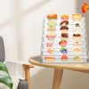 DANHMAO 4'' Stickers Display Stand Acrylic Sticker Display Stand Sticker