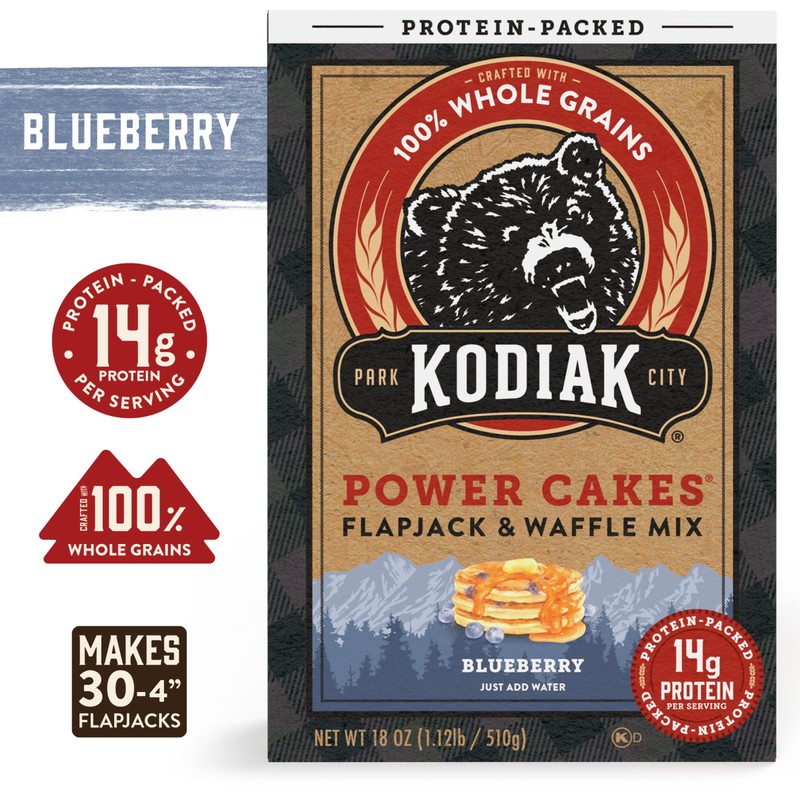 Kodiak Cakes Power Cakes Protein Pancake Mix & Waffle Mix