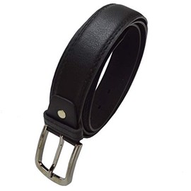 flevado XXL Belt Black Extra Long Belt Waist Size 140, 150, 160 cm Plus Size Belt with Pin Buckle, black