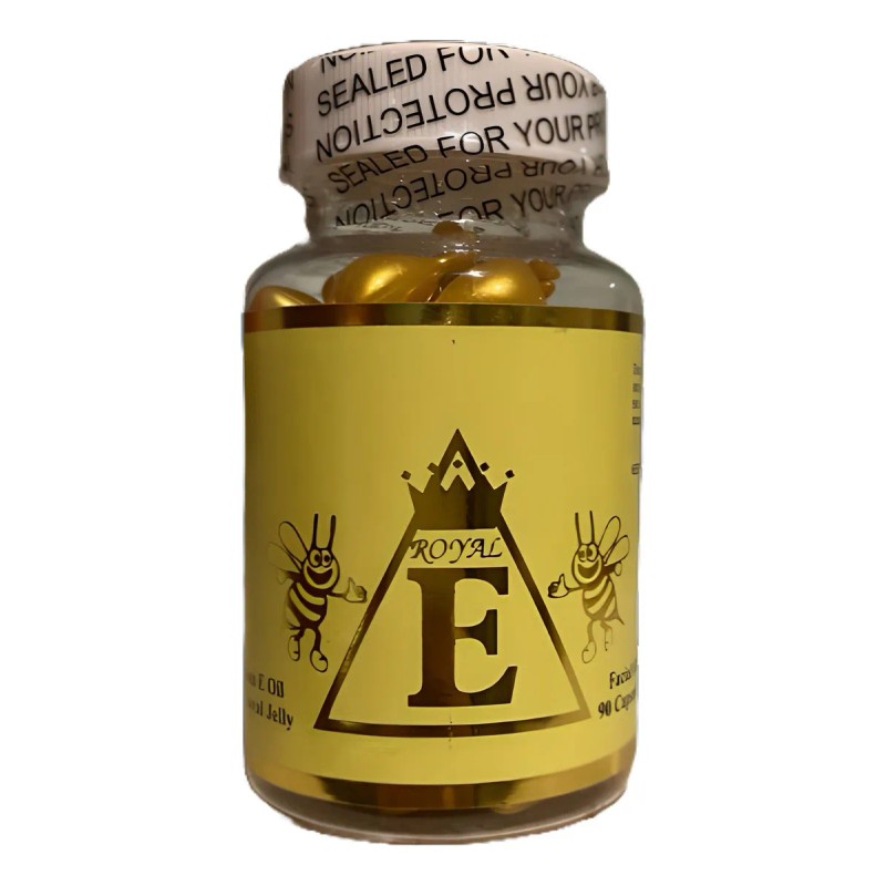 Cápsulas aceite vitamina E + jalea real 90 pzs |