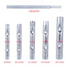 ELIUNG 6Pcs Dual-Ended Wrench 8-17mm, Socket Plumber Back Nut Tap