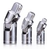 3PCS Universal Joint Socket Set, Chrome Vanadium Steel Swivel Socket