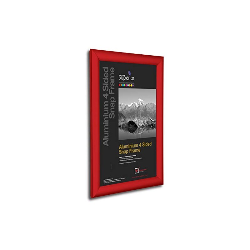 SECO Stewart Superior A4 Aluminium 4 Sided 25mm Front Loading