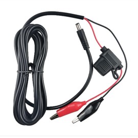 MTCELL 10FT Trail Camera Power Cord: External DC Power Cable, with 5.5x2.1mm DC Plug, Ideal for Connecting to Portable Power Banks, Solar Panels, Game & Doorbell Cameras, with 2-Amp Fuse