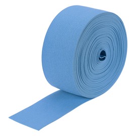 sourcing map Elastic Bands for Sewing 2" 10 Yard Dark Blue Knit Elastic Spool High Elasticity for Wigs, Waistband, Pants