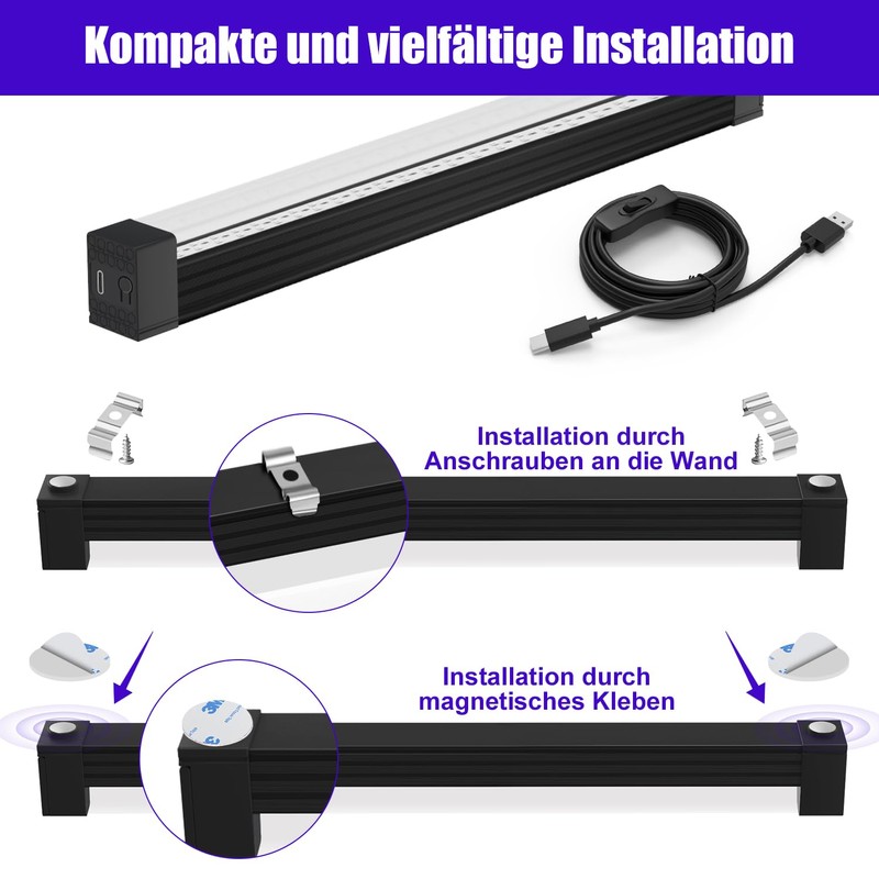 Alweysup UV Black Light Tube 10 W Pack of 2