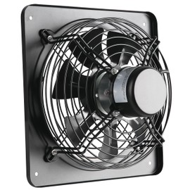 Gainsh Window Exhaust Fan Wall Mounted Ventilation Fan Basement Extractor Industrial Fan720 CFM High-Speed1460 RPM Industrial Fan for Home Garage Office Commercial Use (12 Inch+Speed