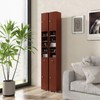 Giantex Slim Bathroom Storage Cabinet - Tall Narrow Floor Cabinet