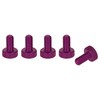PrecisionGeek M5 x 10 mm Flat Knurled Thumb Screws – Purple