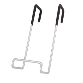 Duraflex Gator Tote Tank RV Ladder Storage Hook Silver Powder Coated Steel with Rubber Coating, Universal Fit for Portable Waste Holding Tanks, Holds 1 Tank Up to 38 Gallons