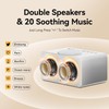 ETITATO Dual Speaker White Noise Sound Machine, Wireless Charging Alarm