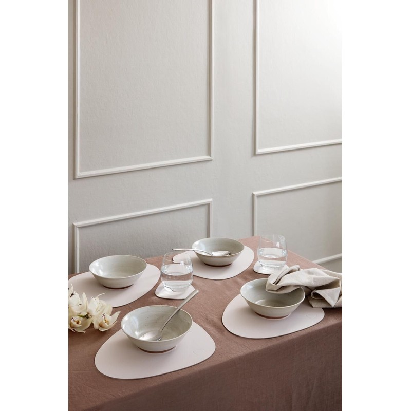 LindDNA Glass Coaster, Brown, 11 x 13 cm