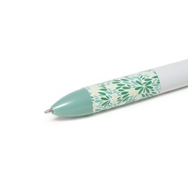 LEGAMI - Click&Clack Pen in Two Colours, 1.2 x 14 cm, Hug Me Theme, Ink Blue and Green, Tip Diameter 1.0 mm, Precise Line Width, Made of Plastic